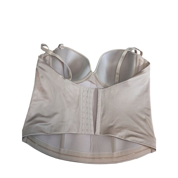 Fine Lines Low Back Strapless Convertible Shaping Bustier, Nude 38B - RL132 - Picture 3 of 12